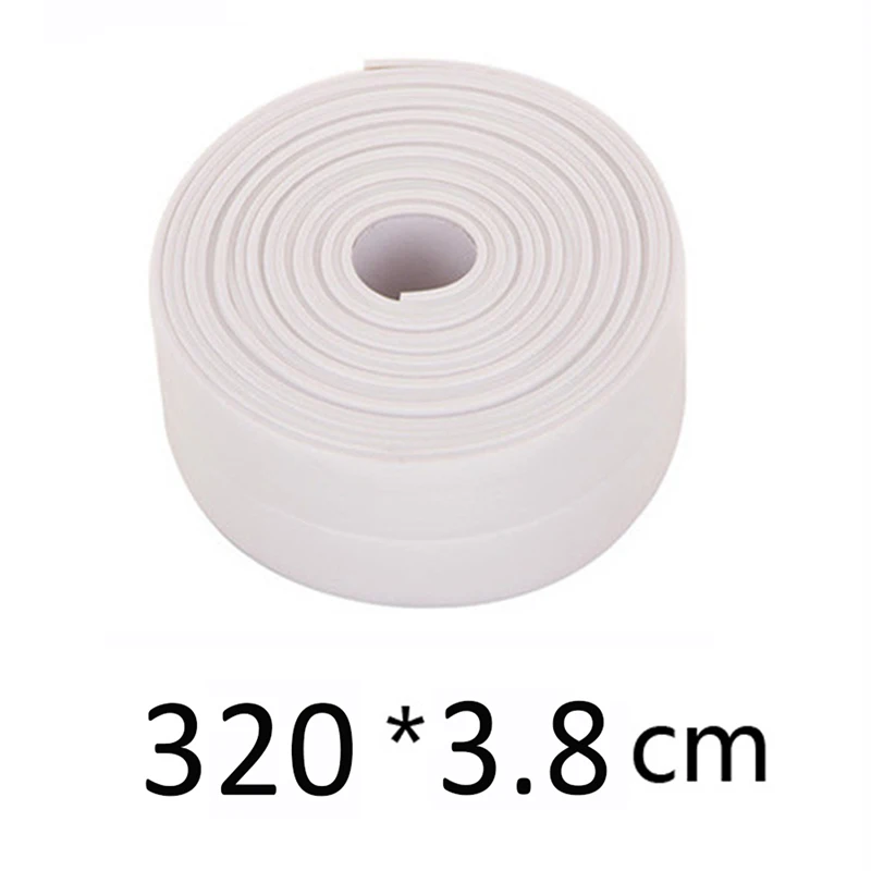 

Anti-Mildew Waterproof Edge Protector For Bath Shower Floor Kitchen Stove Sink Decorative Caulk Strip Self-Adhesive Sealing Tape