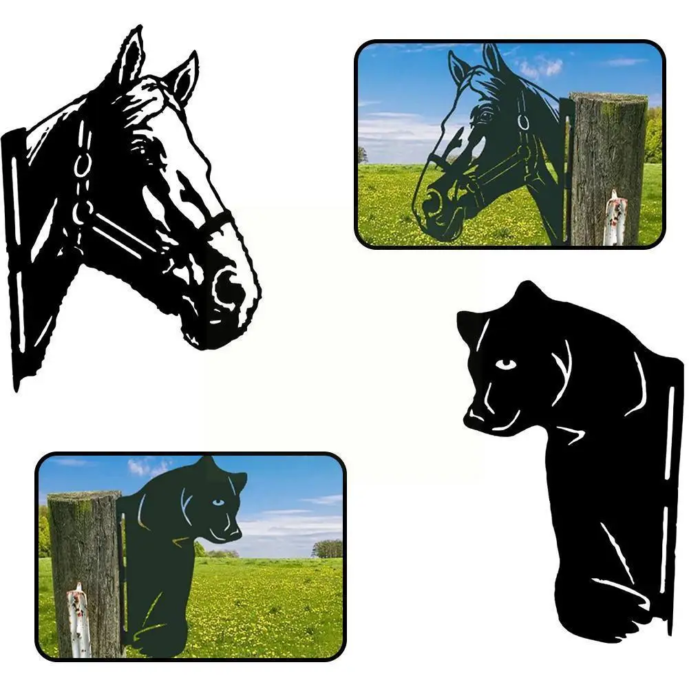 

Садовое металлическое украшение в виде животного для двора, полые водонепроницаемые украшения, декоративное антикоррозийное украшение J3t9