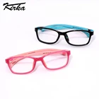 Оправа для детских очков Kirka TR90, Гибкая оптическая оправа для близорукости, силиконовые спортивные детские очки с ремешком