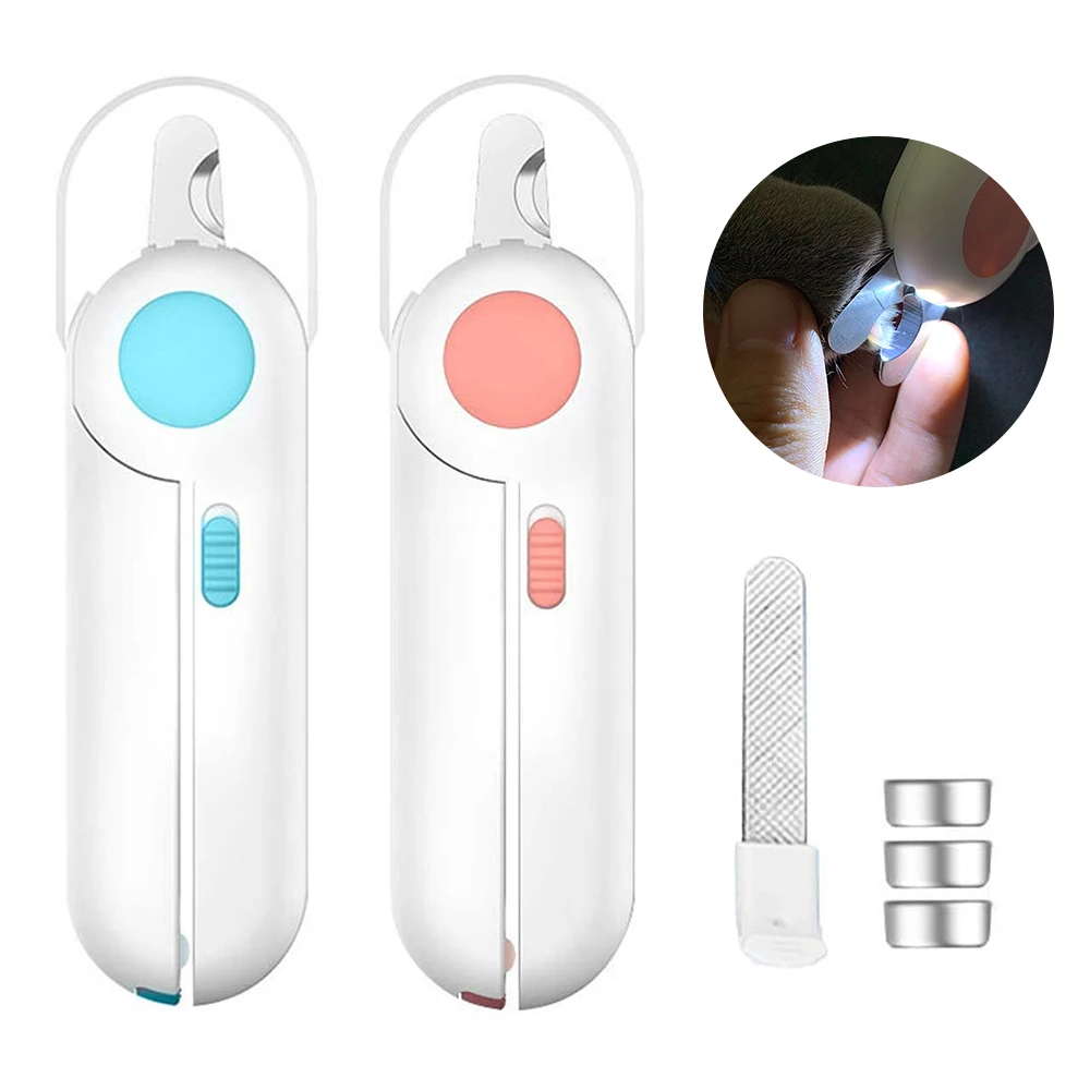 Накладных когтей для домашних питомцев коготь резак светодиодный Mickey Mouse Beat