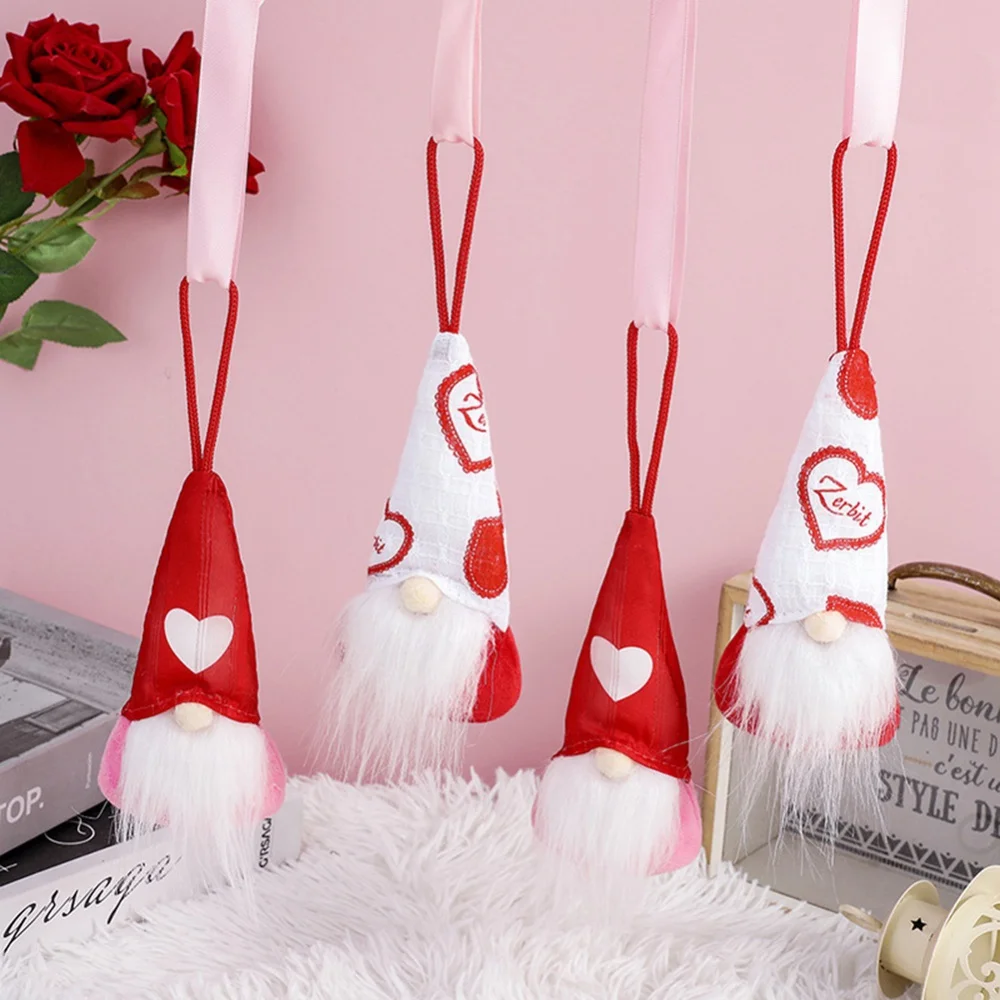 

Valentine's Day Doll Pendant Faceless Doll Christmas Tree Hanging Gnome