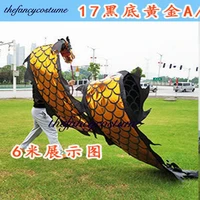 dragon dance ribbon 6m chinese mascot costume for adult cartoon family props outfit dress party carnival festivall
