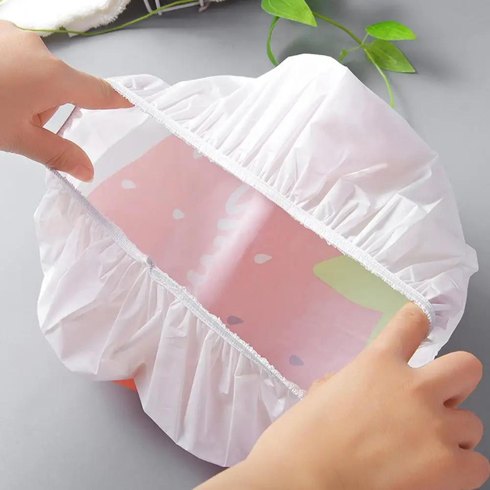 Милая Женская водонепроницаемая шапочка для душа с фруктовым рисунком взрослых