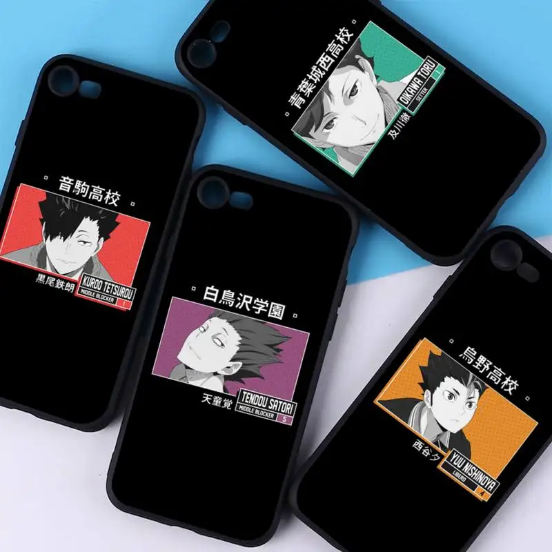 

YNDFCNB Haikyuu Hinata Attacks Anime Phone Case for iphone 13 11 12 pro XS MAX 8 7 6 6S Plus X 5S SE 2020 XR cover