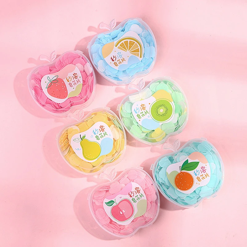 

Portable Travel Disposable Soap Paper Washing Hand Bath Cleaning Scented Slice bath Disposable Scented Slice