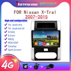 Автомагнитола для Nissan X-Trail 2007-T32 T31, мультимедийный плеер на Android 10, с GPS, Раздельный экран 10 дюймов, 4 Гб + Wi-Fi, 4 + 64 ГБ, RDS, DSP, типоразмер 2DIN