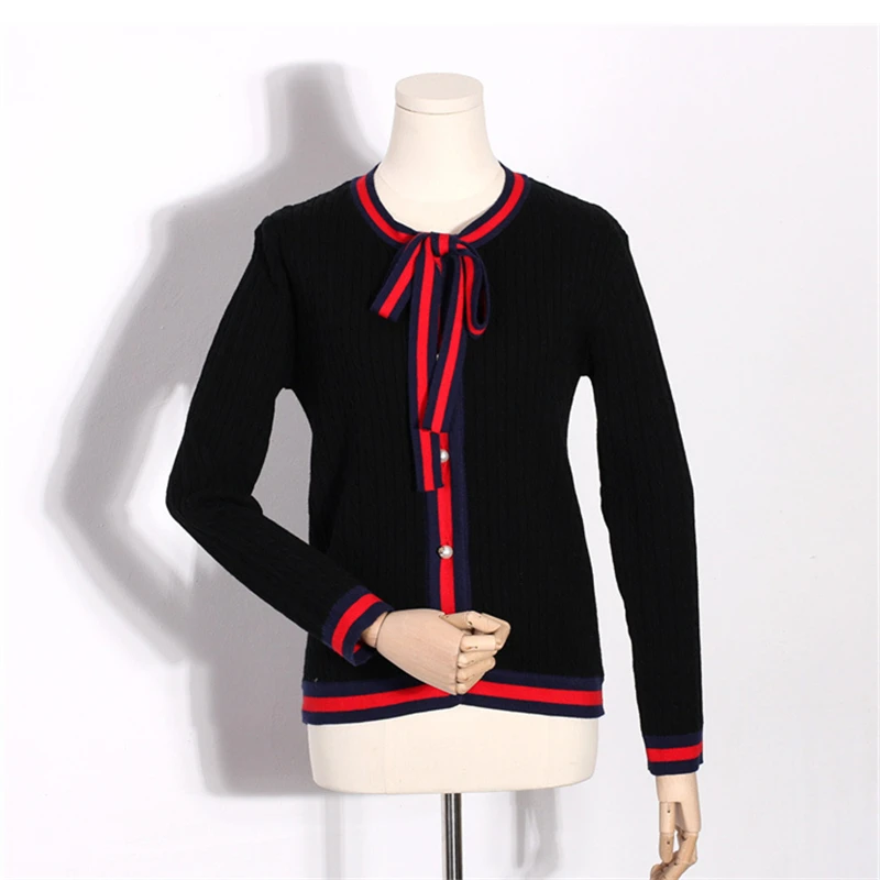 2019 весна осень модный новый свитер кардиган женский с длинными рукавами и