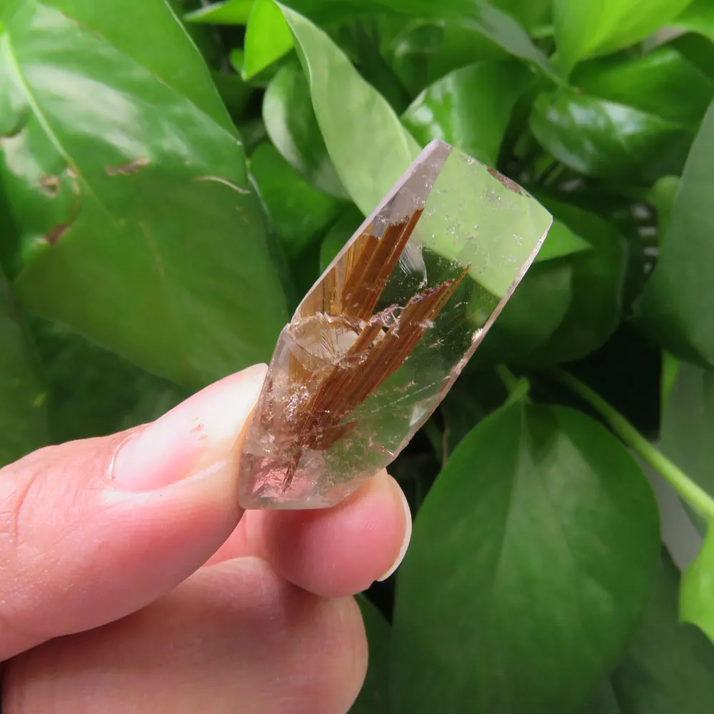 Новинка! 3 шт. оптовая продажа AAAA натуральный золотистый рустиловый кварц rutilaed Hair