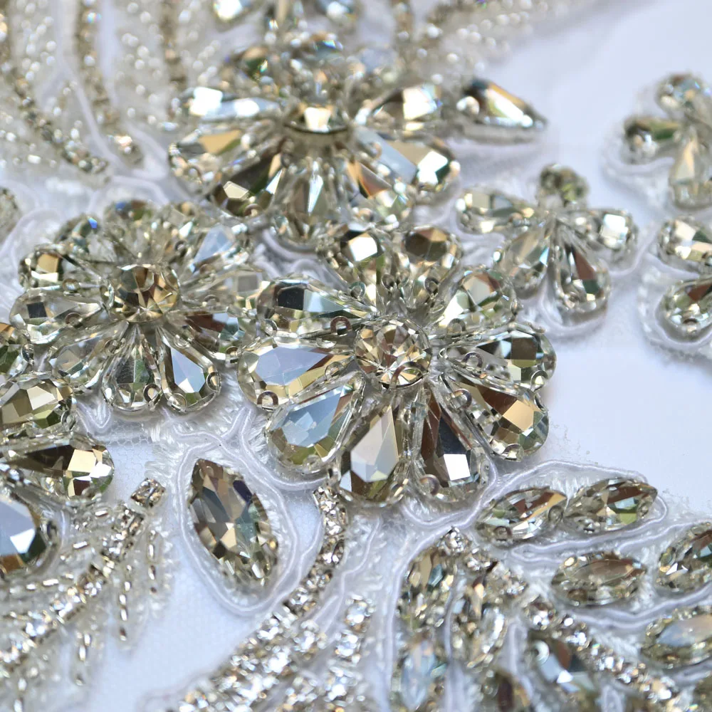 Аппликации для одежды тяжелые роскошные из бисера свадебных платьев | Дом и сад