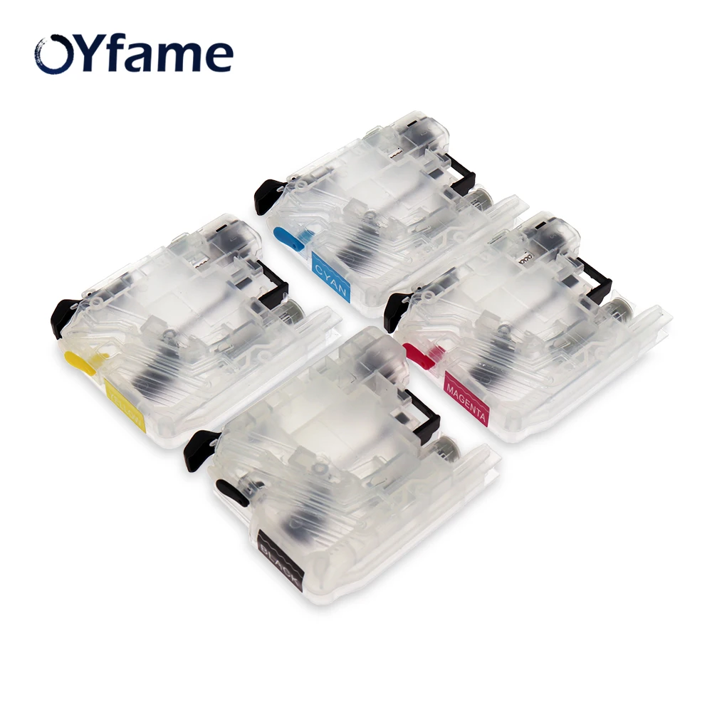 Картриджи с чернилами OYfame 4 шт. коротким картриджем LC105 LC109 для принтера brother MFC J6520DW