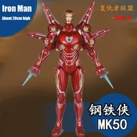 marvels the avengers iron man mk50 robert downey jr figure model toys movable joints doll ornaments childs gift