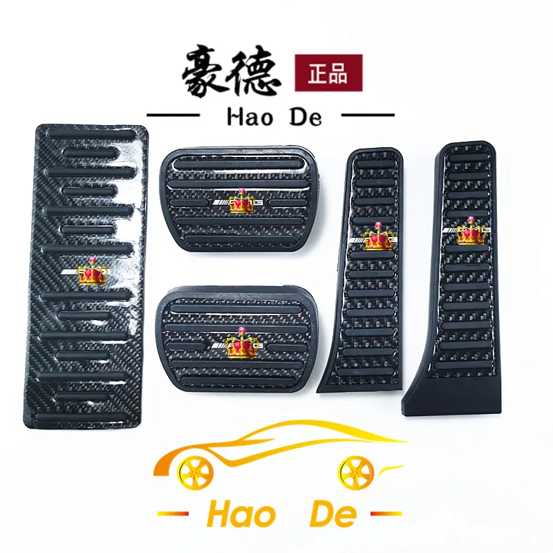 

Car Accelerator Brake Pedals Cover Real Carbon Fiber For Benz S Class W212 W222 S400 S500 S63 S65 1993-2012 S Class 2014-2020