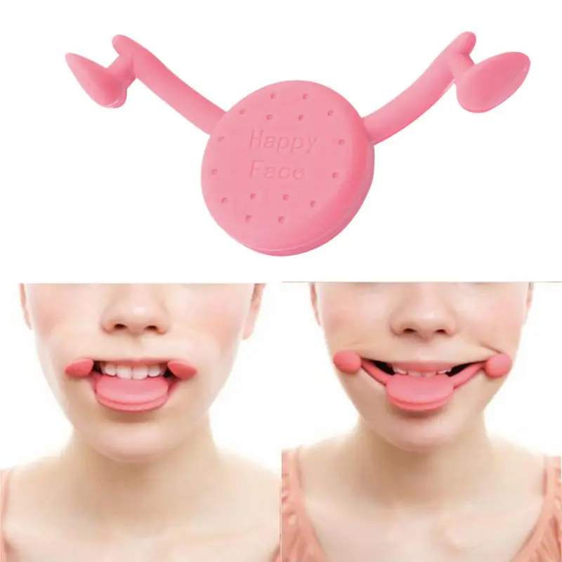 Smile Corrector Silicone Anti Wrinkle Tool Thin Face Oral Exercise Maker Lip Trainer Big Mouth Toy For Cheek Jaw | Красота и здоровье