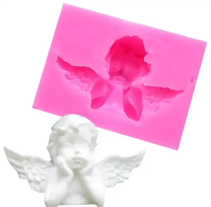 

Love Eros Chocolate Mold Angel Dessert Mould Cupid Cake Mold Valentine Cake Template God of Love Wedding Baking Mold SN179