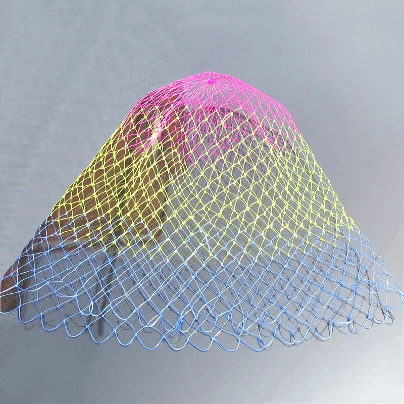 

Nylon Fishing Nets Collapsible Fishing Tools Rhombus Mesh Hole Depth Folding Nylon Landing Dip Net 3 Sizes Fishing Carp Net