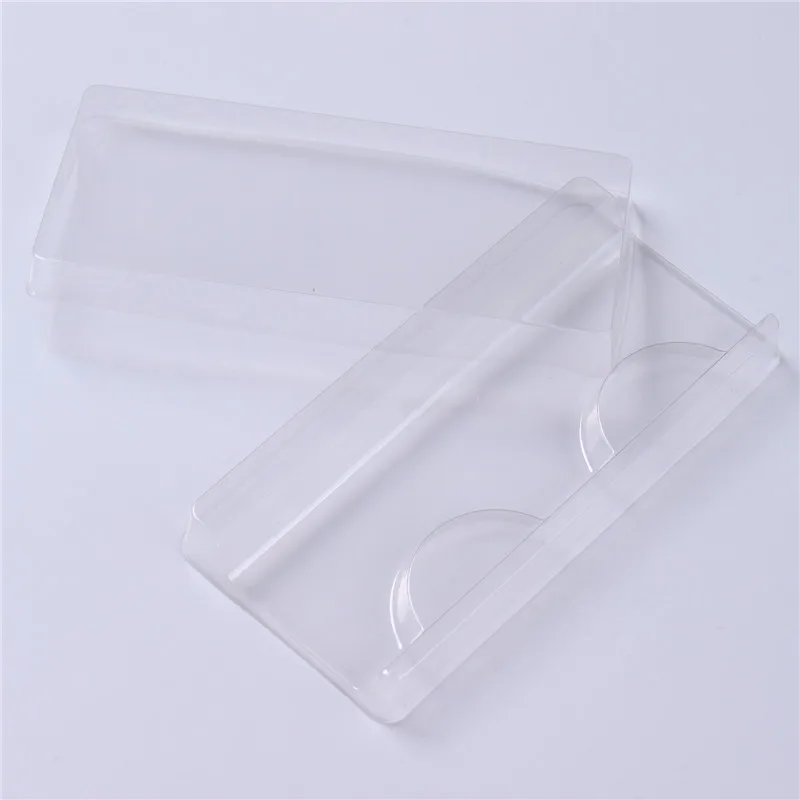 100 шт./лот Прозрачный Футляр для ресниц косметика макияжа накладных пустой футляр