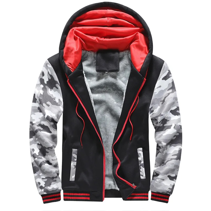 

Extra XL Men's Cardigan Hooded Casual Coat Sports Color Hat Zipper Top Streetwear Men Oversized Hoodie Sweatshirt