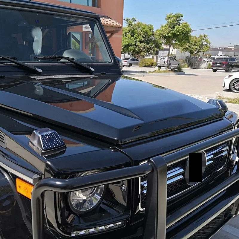 Автомобильные глянцевые черные передние указатели поворота для Mercedes Benz W463 G Class