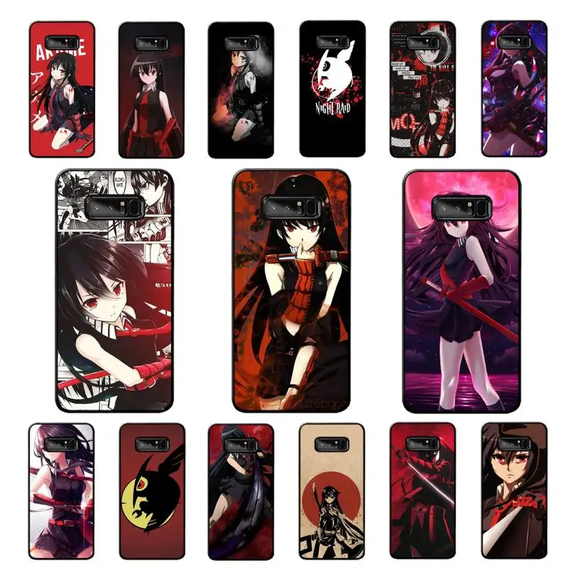 

MaiYaCa Akame Ga Kill Anime Phone Case for Samsung Note 5 7 8 9 10 20 pro plus lite ultra A21 12 02