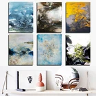 Zao Wou Ki лучшие абстрактные обои, холст, живопись, печать, гостиная, украшение для дома, современные Фотообои