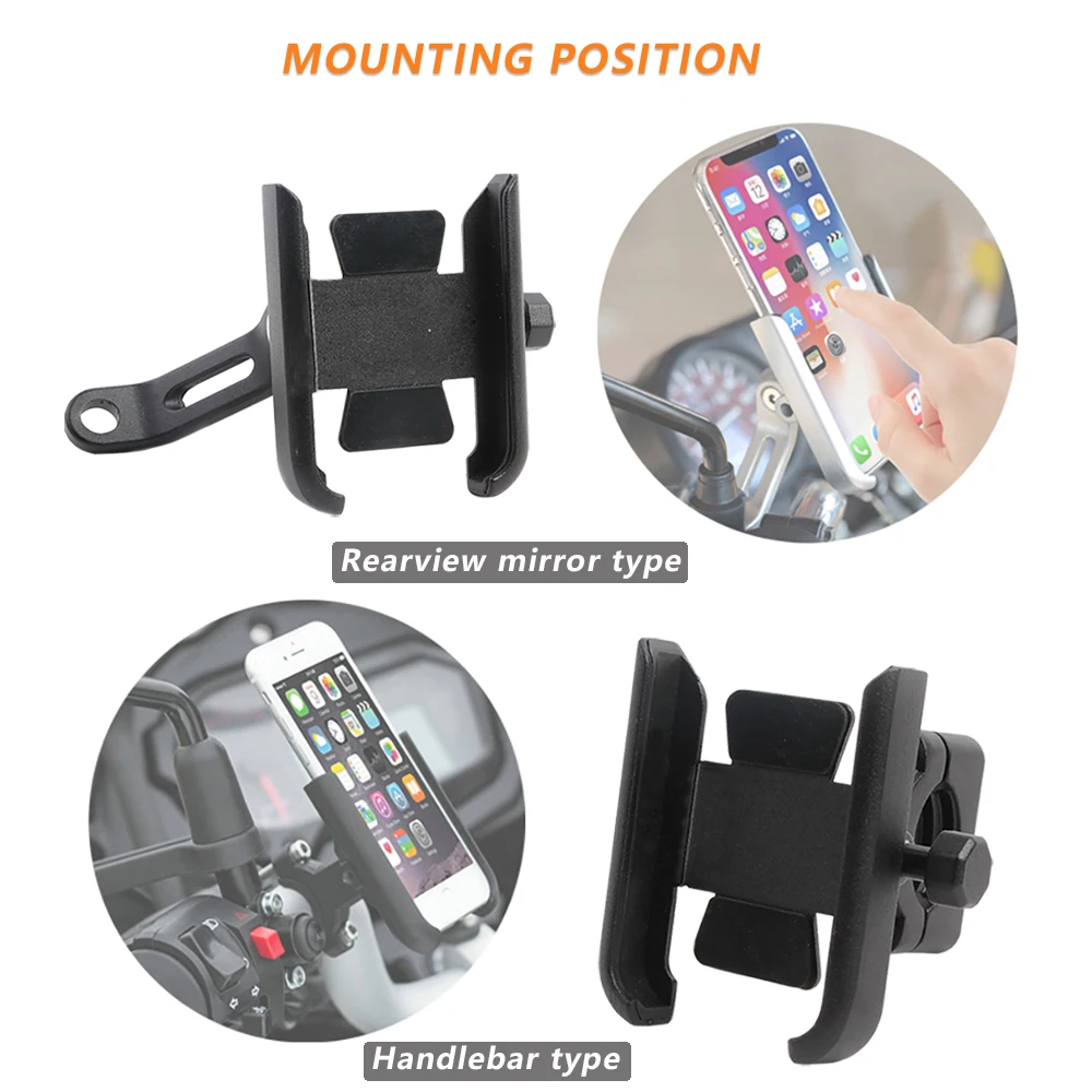 motorcycle mobile phone bracket aluminum handle bar gps stand holder parts accessories for bmw hp2 enduromegamoto 2006 2011 free global shipping