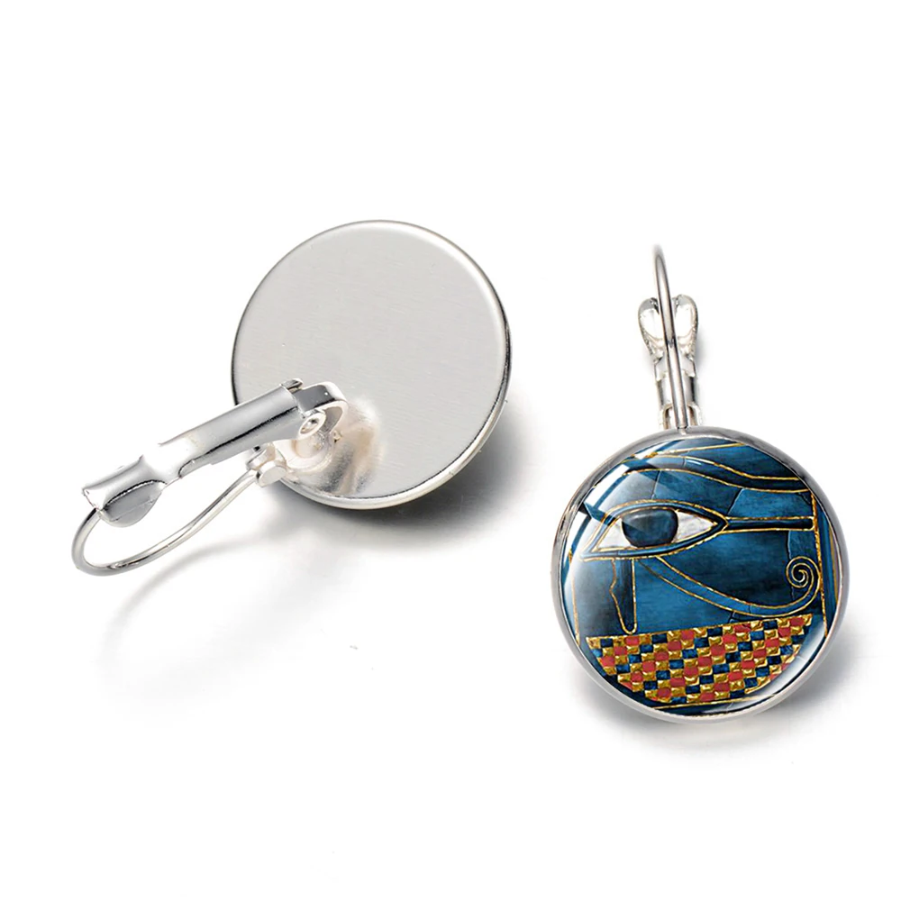 Женские серьги подвески в ретро стиле висячие украшения с геометрическим узором