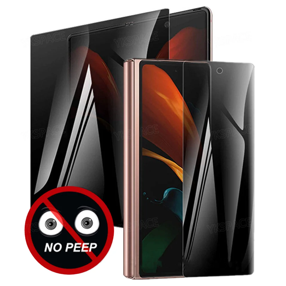 

Full Cover Privacy Hydrogel Film For Samsung Galaxy Z Fold 2 3 4 W21 W22 W23 Anti-Spy Peeping Glare Soft Screen Protector