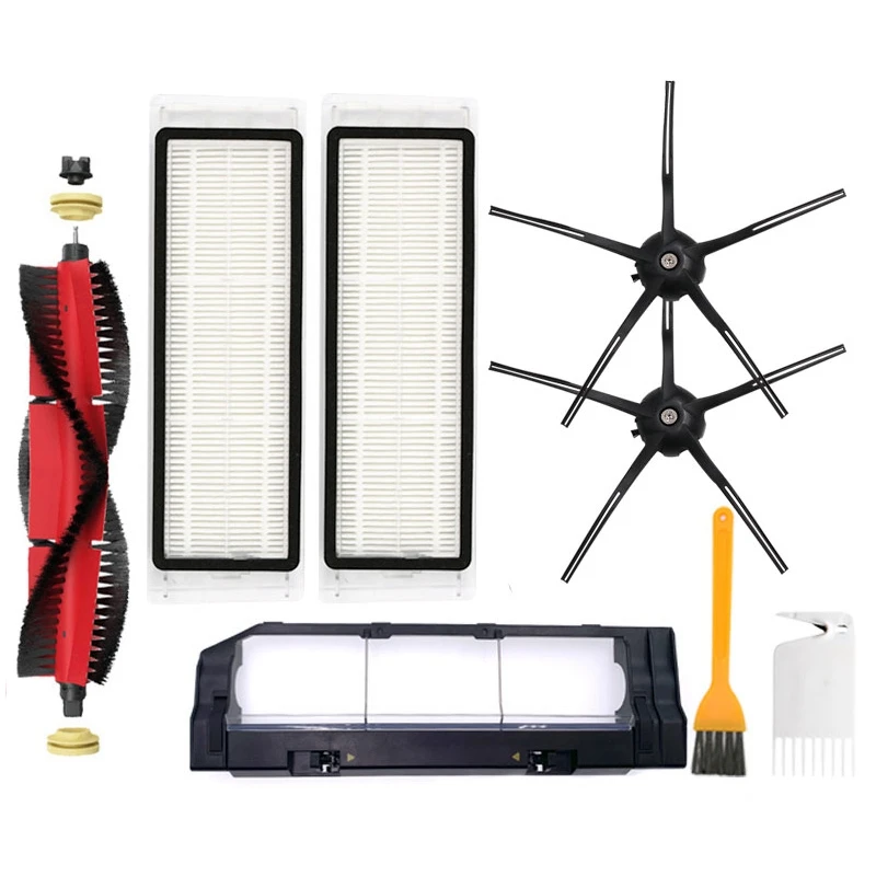 

Main Brush Side Brush HEPA Filter Mop Cloth Replacement for Xiaomi Roborock S6 S5 Pure S6 MaxV Vacuum Cleaner Parts