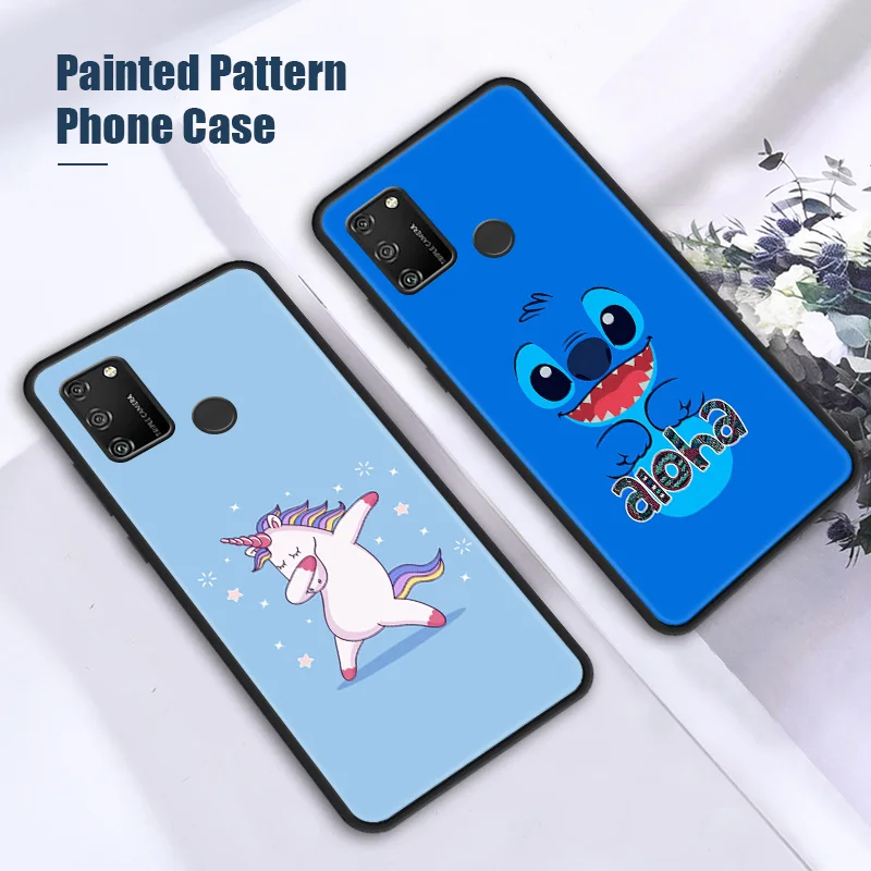 Чехол для телефона Huawei Honor 10x9 lite 20 pro 20i мультяшный мягкий чехол 9A 9C 9X 8A Pro 8C 8X Global