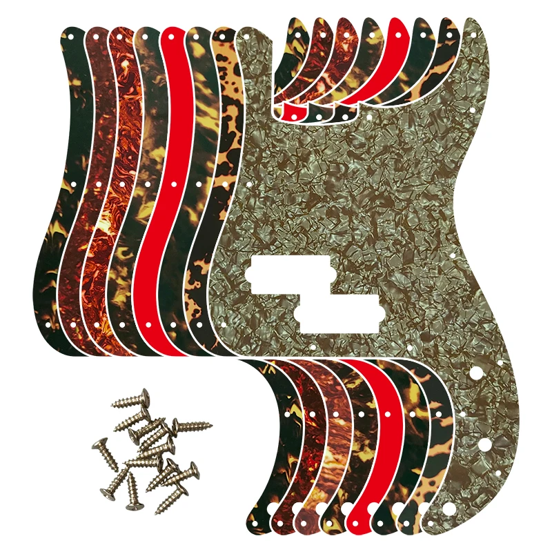 

Xin Yue Parts Quality Electric Guitar - For USA / Mexico Fd Standard P Bass Guitar Pickguard Scratch Plate Flame Pattern