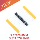 50 шт.лот индукционные бусины 3,5*6*0,8 осевые ферритовые бусины 3.5x6x0.83.5*4,7*0,8 индуктивность