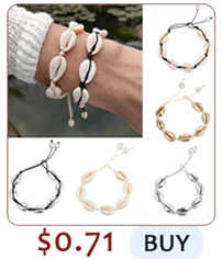 Bohemian Gold Seashell White Rope Necklace Natural Shell Choker Women Best Friend Collares Necklaces Gift Jewelry schelpen ket