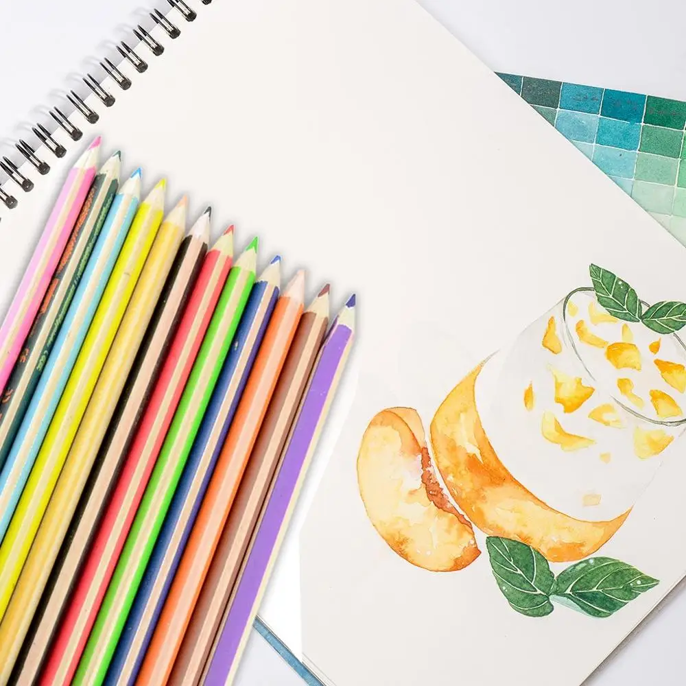 12 шт. цветные карандаши для рисования забавные Взрослые/Детский рисунок книга