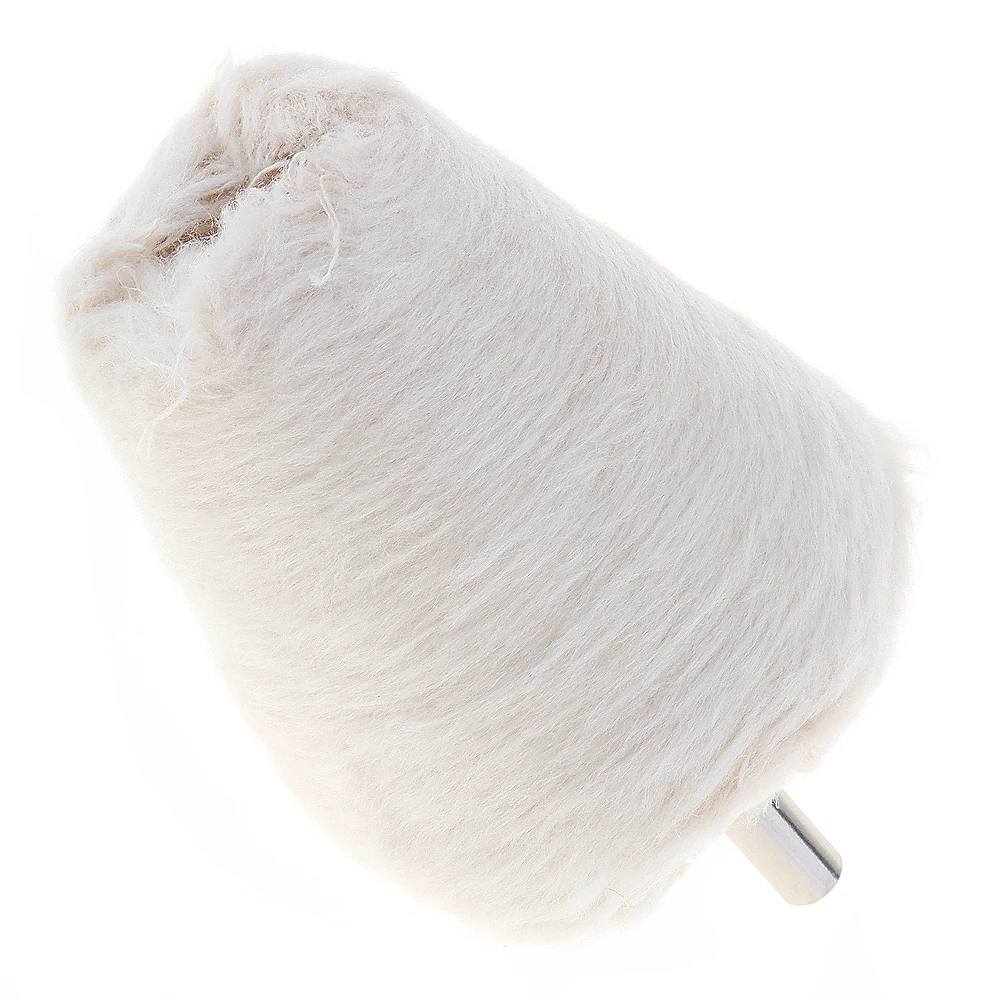 2 дюйма 3 конусная форма белая ткань полировка колеса зеркальный буфер ватный