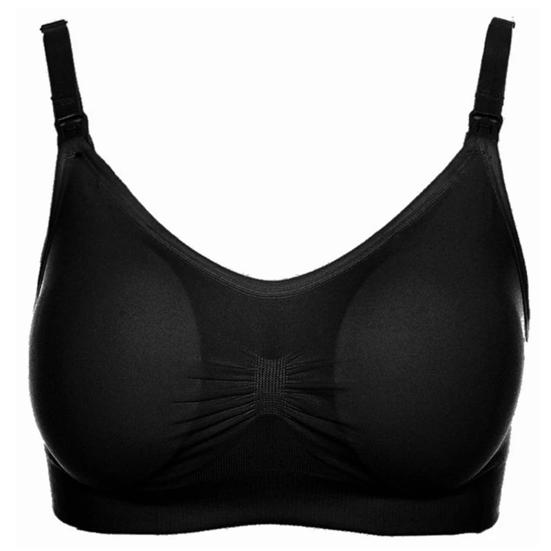 

Women Nursing Maternity Bra Push Up Breastfeeding Bralette Wire Free Push Up New E06F