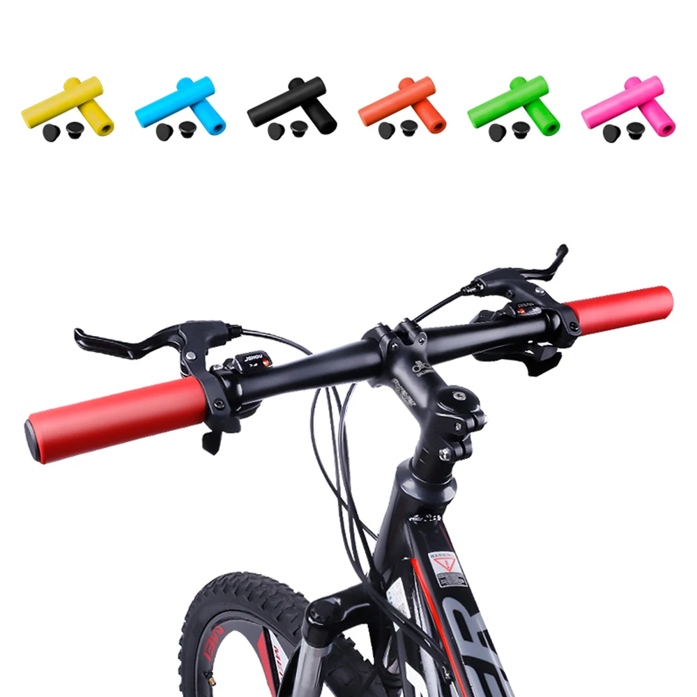 

1 Pair Bicycle Handlebar Cover Bicycle Grip Outdoor Cycling Mountain Bike Grips Bike Accessories Soft Bicycle Handlebar Cover