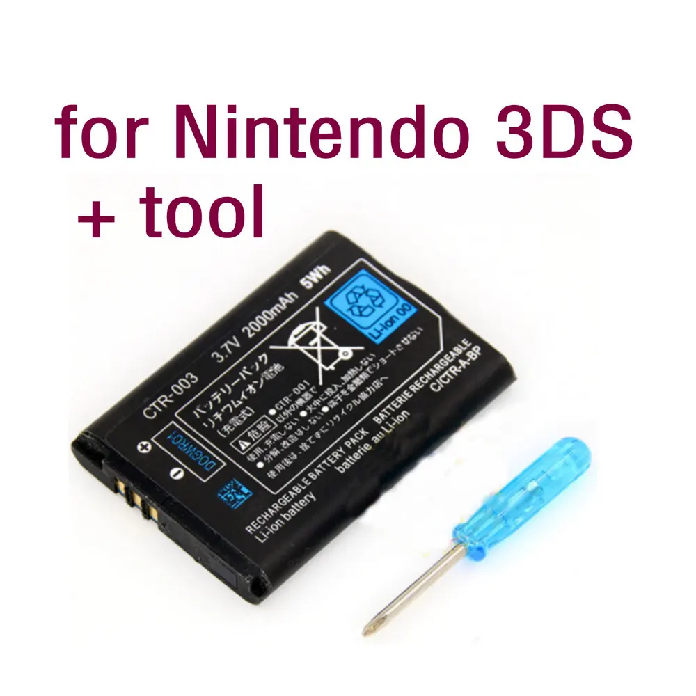 Высококачественная аккумуляторная батарея 2000 мАч 3 7 в Замена аккумулятора +