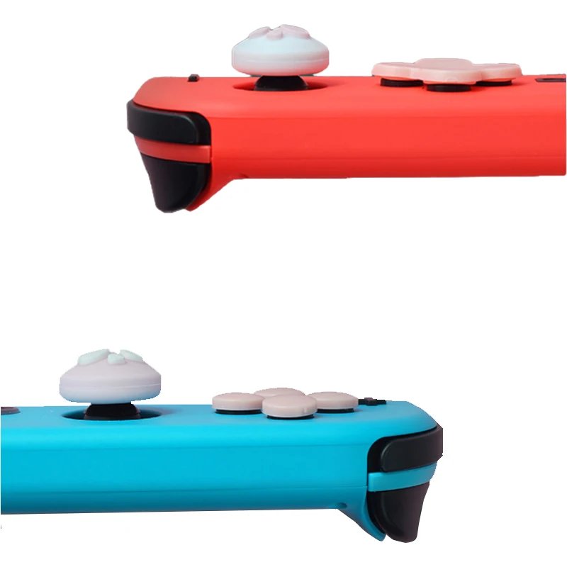 DATA FROG Buttons Repair Kits Sticker For Nintendo Switch Joy-Con Cat Claw Design Thumb Grip Shell Caps Skin Nintend | Электроника