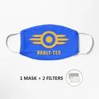 Хранилище-Tech-маска Fallout маска для лица с изображением рта ткань муфельной Уход За Кожей Лица Забавные Пылезащитная крышка Mascarilla