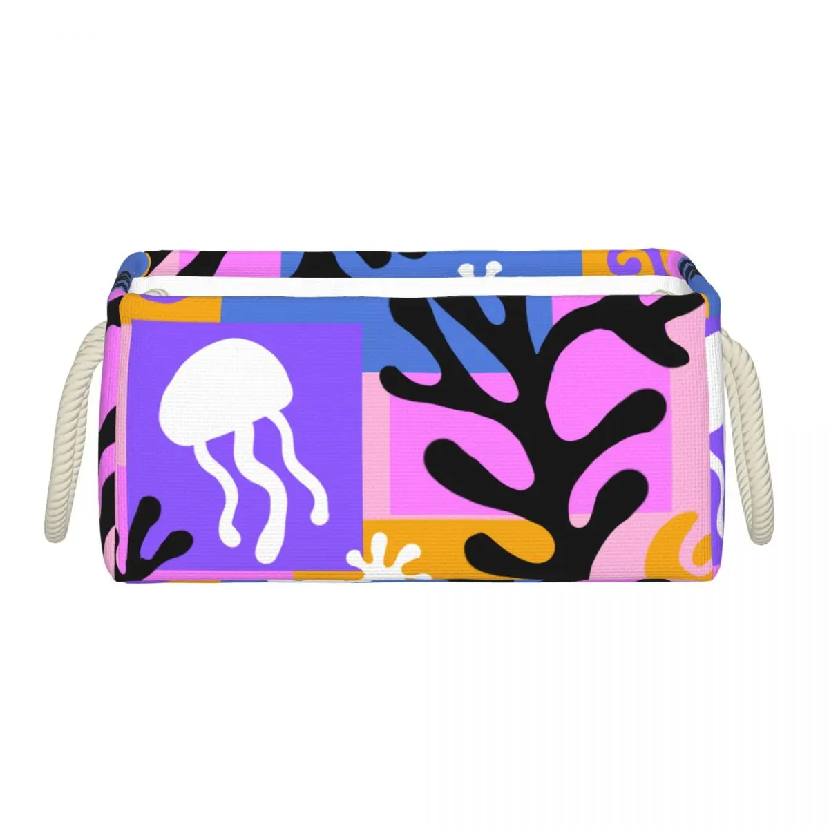 

Mini Storage Basket- Blend Storage Bins for Makeup Book Baby Toy Home Decor Organizers Storage Bin