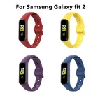 Силиконовый ремешок для смарт-часов Samsung Galaxy fit SM-R220, сменный резиновый ремешок для спортивных часов, новинка 2021