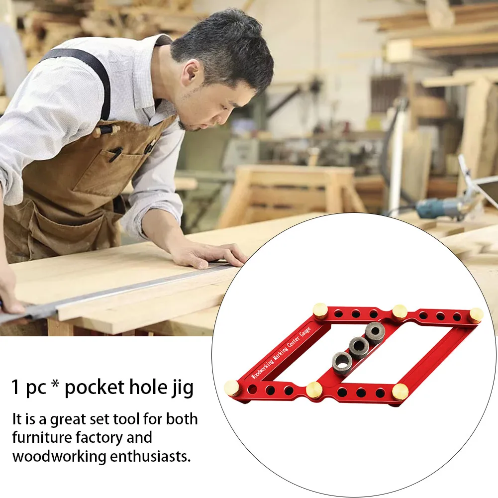 

6m 8mm 10mm Marking Line Drawing Portable Round Dowel Puncher Set Tenon Gauge