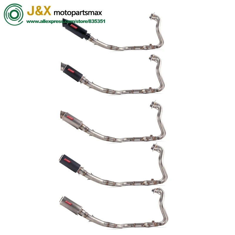 

Motorcycle Exhaust Full System Middle Conector Middle Pipe FOR Ninja250 Ninja300 Without Exhaust slip-on