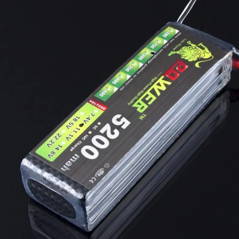 LeadingStar LION POWER Brand 7 4 V 5200mAh Модель самолета v 25C до 30C литий полимерная батарея LIPO