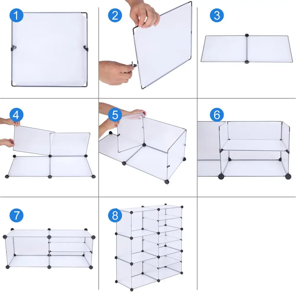 

9 Cabinets Transparent Plastic Shoe Box Creative Shoe Storage Box Diy Shoe Box Shoe Cabinet Storage Box Shoe Rack
