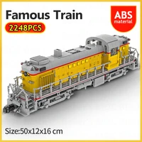 moc city train model building blocks compatible track railway vehicle bricks diy educational toys for children xmas gift