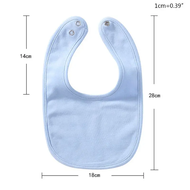 

3Pcs Newborn Baby Toddler Bibs Solid Color Saliva Towel Feeding Burp Cloth Scarf