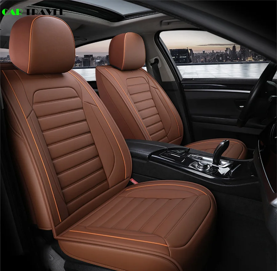 Кожа авто чехлы на сиденья для peugeot 206 3008 2008 307 507 508 кіа cerato Chevrolet Orlando mitsubishi lancer автокресла