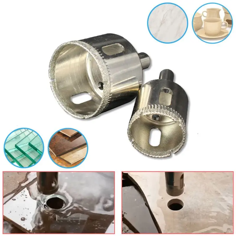 

9pcs 4-83mm Tile Glass Hole Saw Openings Locator Drill Guide with Vacuum Sucker Dropshipping
