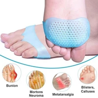 80 hot sale 1 pair forefoot pads honeycomb hole pain relief sebs humanization design metatarsal pads for men